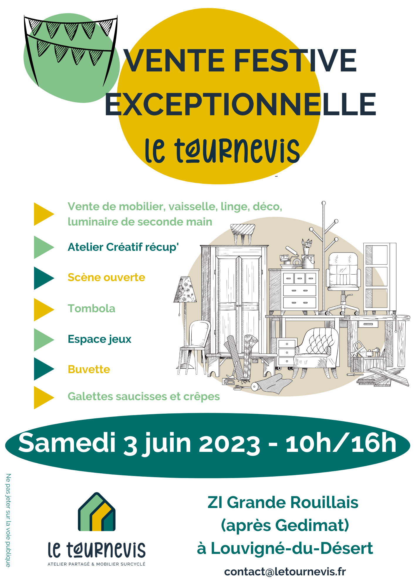 Affiche vente 3 juin