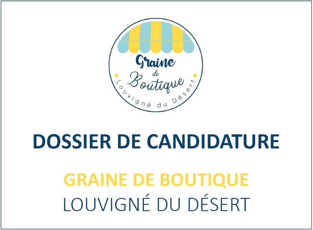 Capture d’écran dossier candidature graine de boutique