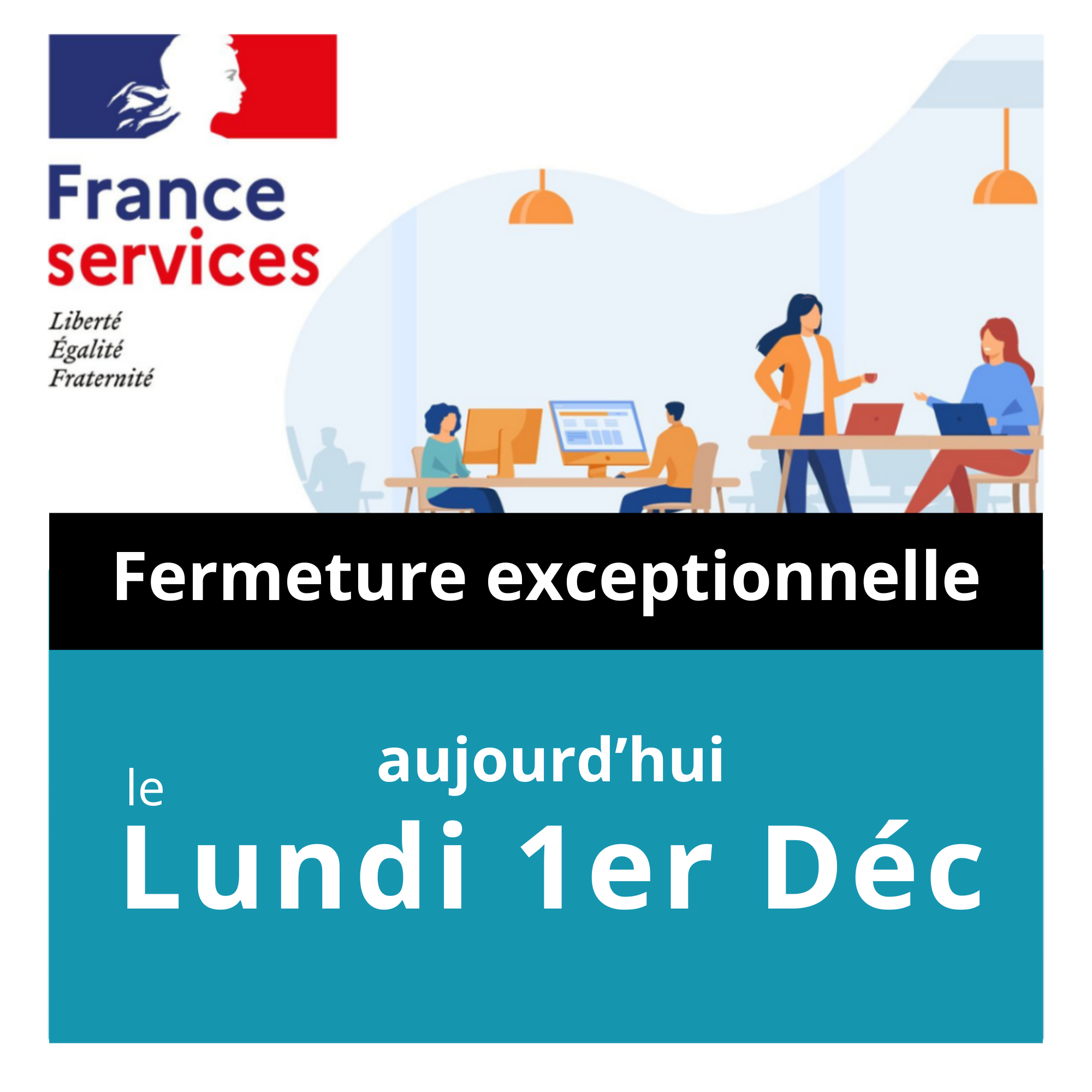 fermeture 1 dec 2025