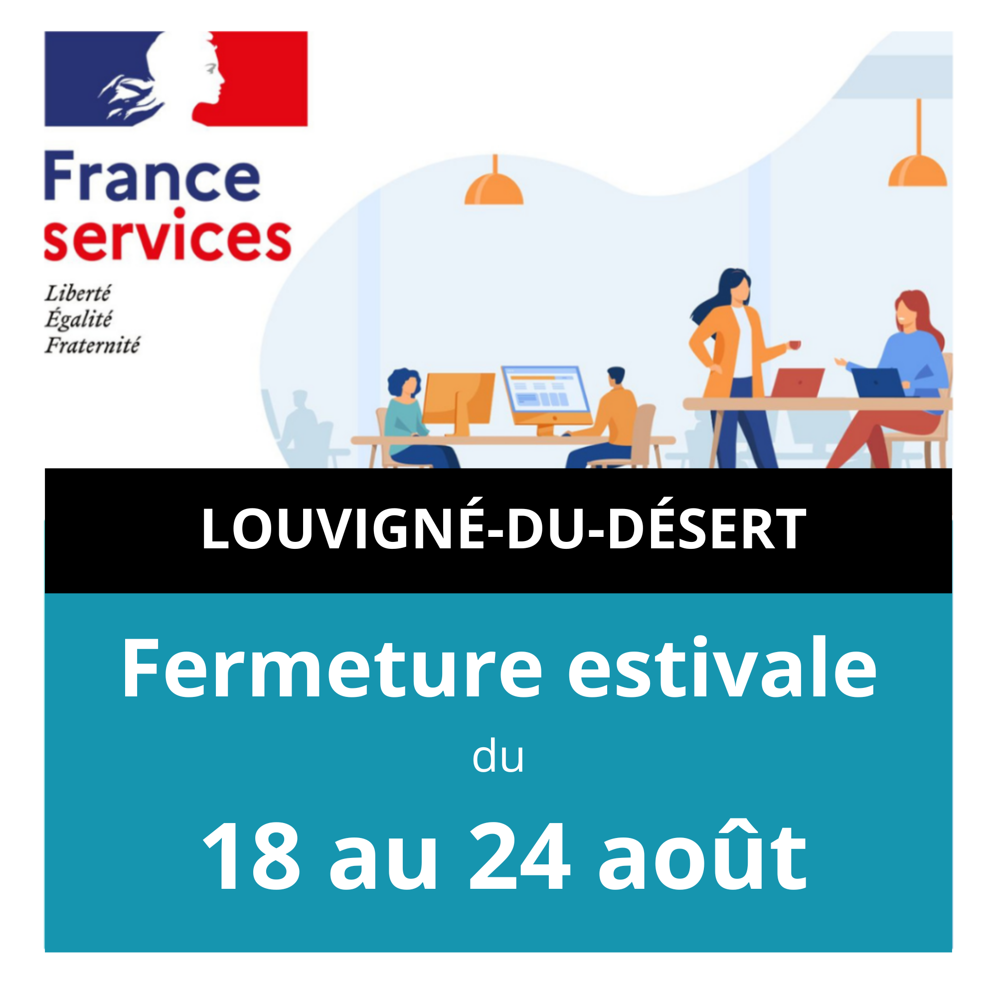 fermeture estivale MFS