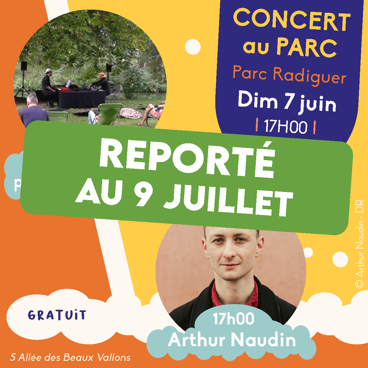 REPORté concert au parc