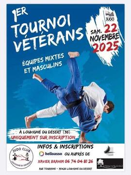 1 tournoi veteran judo  22 nov 2025