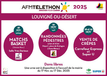 AFFICHE Téléthon 2025