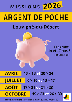 argent de poche 2026
