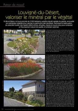 article magazine  magazine Cahiers du Tourisme et du Fleurissement
