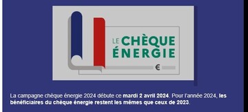 chèque énergie