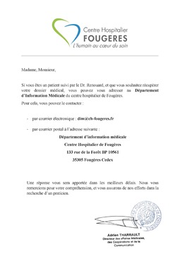 communiqué centre hospitalier F