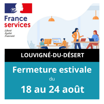 fermeture estivale MFS