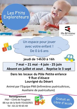 Flyer les p'tits explorateurs mai juin26