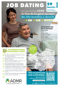 job dating ADMR janv 2026