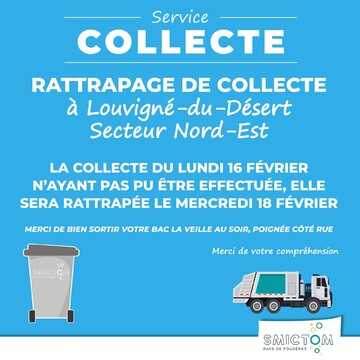 rattrapage collecte ordures ménagère fev2026