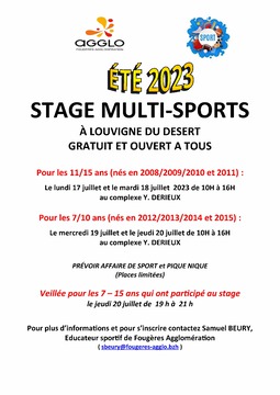 STAGE MULTI SPORTS